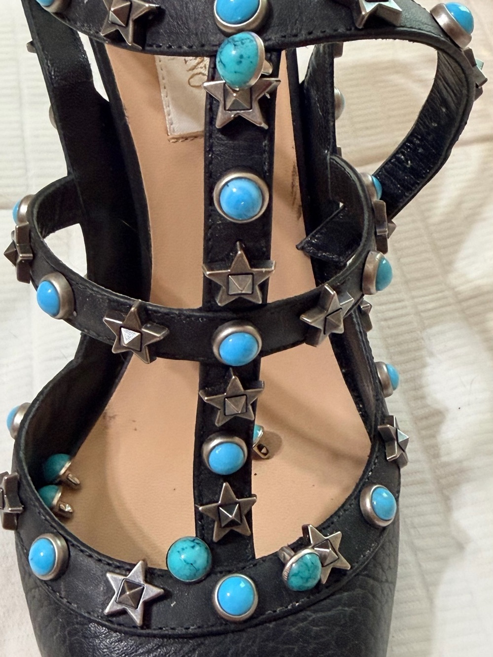 Round Turquoise Studs replacement VALENTINO like❤️